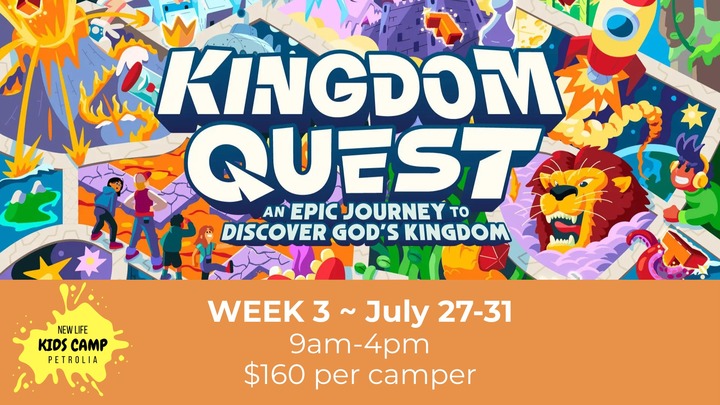 Kingdom Quest WEEK 3 - JULY 27-31, 2026 logo