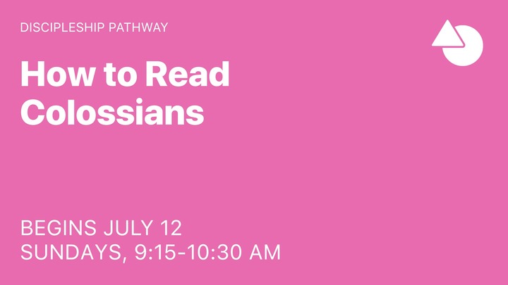 How to Read Colossians logo