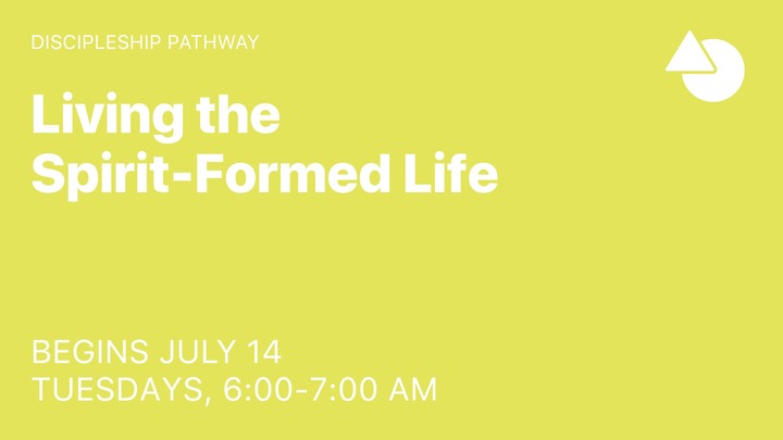 Living the Spirit-Formed Life logo