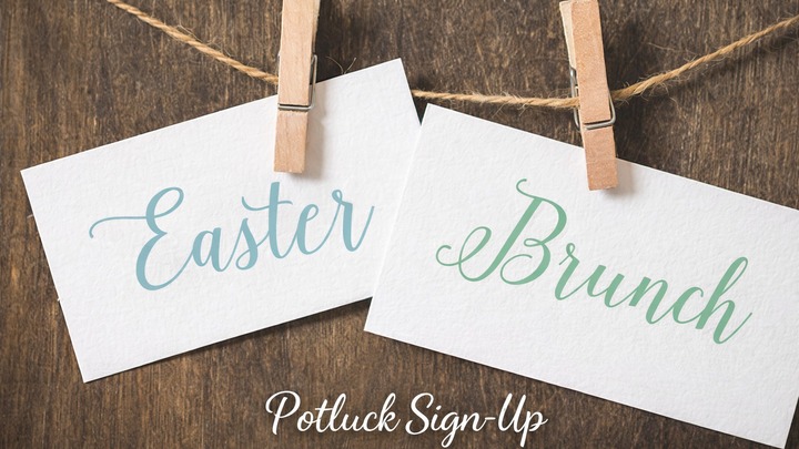 Easter Potluck Dish Sign-Up logo