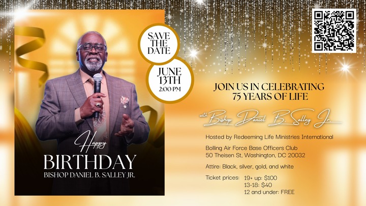 Bishop's 75th Birthday Celebration logo