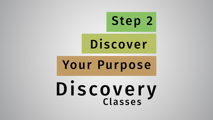 Discovery Class: Step 2 Discovering your purpose logo