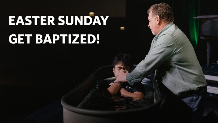 Baptisms on Easter Sunday logo