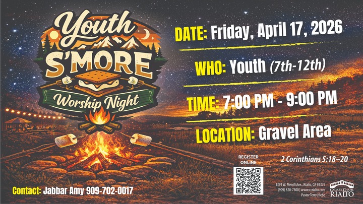 Youth S'more Worship Night logo