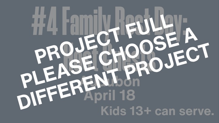 April 2026 BDOS #4  - Family Rest Day: Host Guests logo