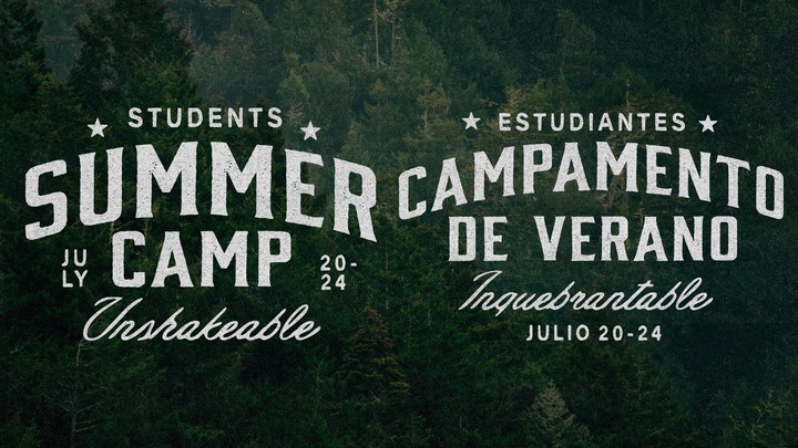 Students Summer Camp | UNSHAKEABLE - Campamento de verano para estudiantes | INQUEBRANTABLE logo