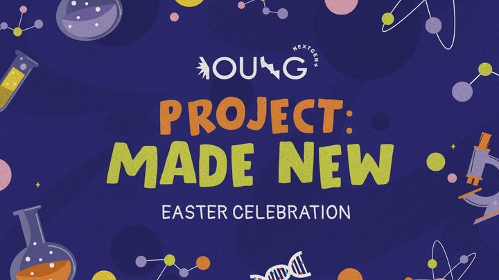 YOUNG Easter Party - Project: Made New logo