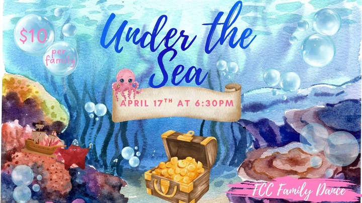 Under the Sea Family Dance 2026 logo
