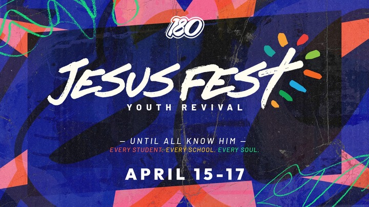 180 JESUS FEST - 3 Night Revival (Campaña de Jóvenes) logo