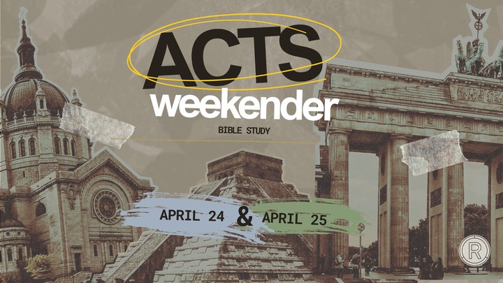 Acts 1-8 Weekender logo