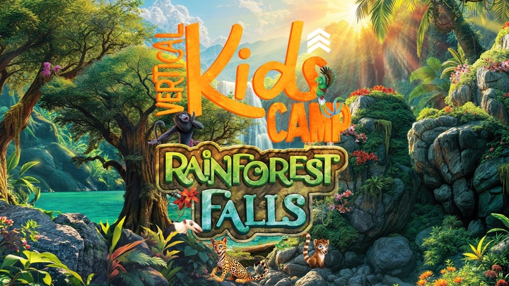 Kids Camp Rainforest Falls logo