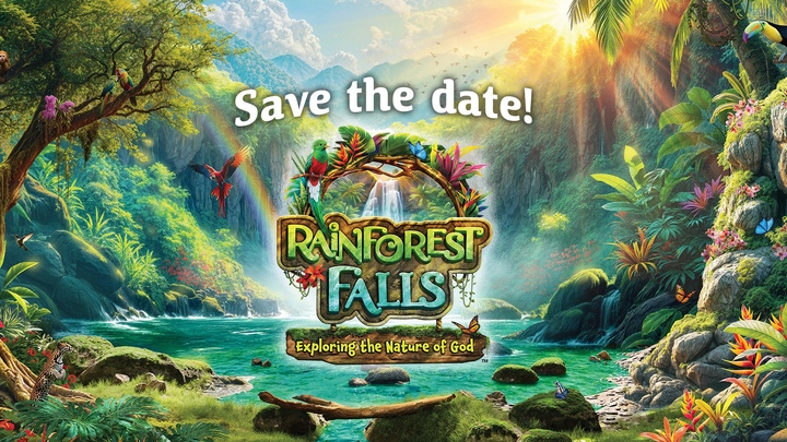 Rainforest Falls VBS 2026 logo