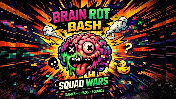 Squad Wars: Brain Rot Bash logo