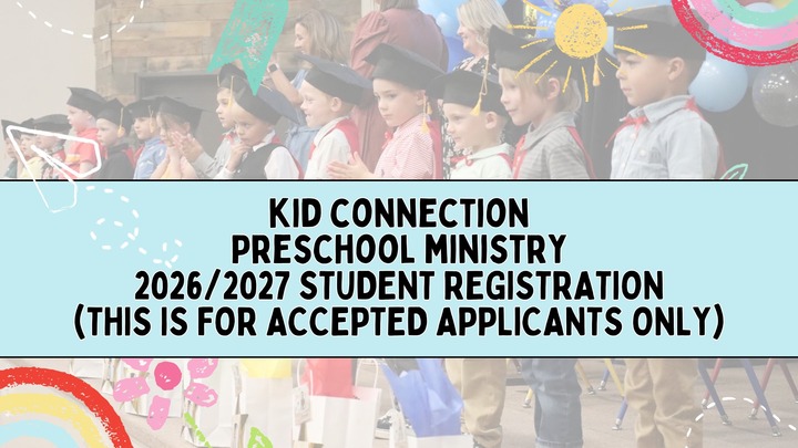 KID CONNECTION REGISTRATION - Hillside Community Church Wrightwood