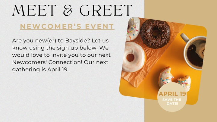 Newcomers' Meet & Greet logo