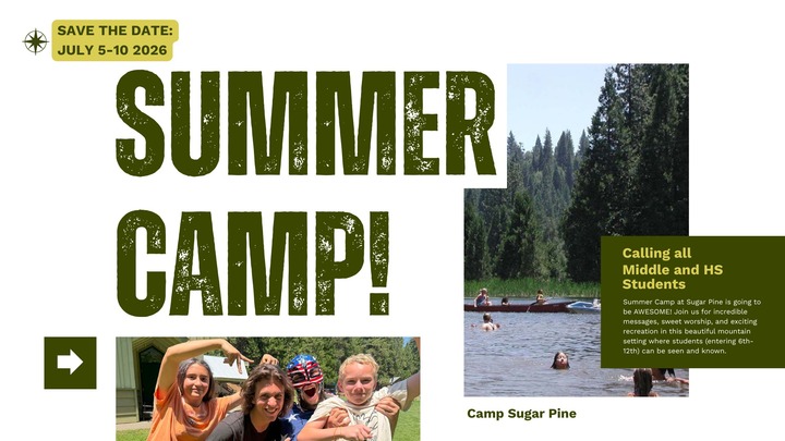 Camp Sugar Pine - Youth Summer Camp flyer