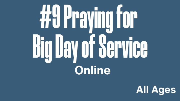 April 2026 BDOS #9  - Praying for Big Day of Service logo