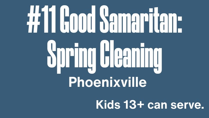 April 2026 BDOS #11  - Good Samaritan: Spring Cleaning logo