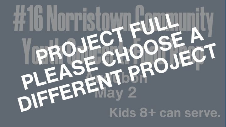 April 2026 BDOS #16  - Norristown Community Youth Concert: Food Prep logo