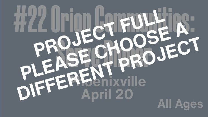 April 2026 BDOS #22  - Orion Communities: Serve Dinner logo