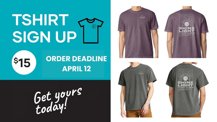 2026 Venture T-Shirts Order (limited time) logo