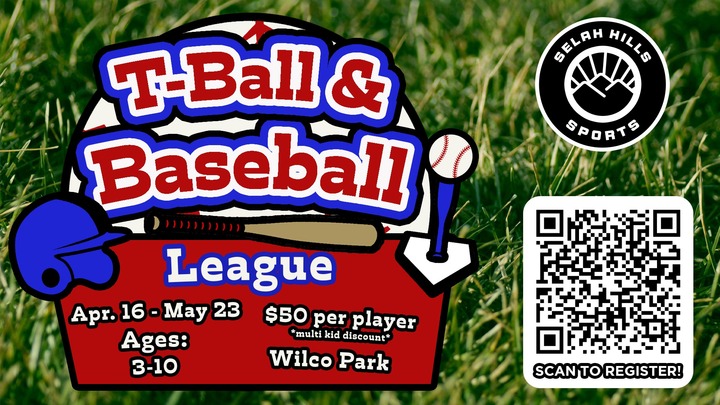 T-Ball Selah Hills Sports logo