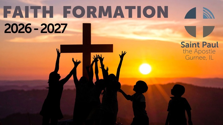 2026-2027 Faith Formation (K-6) & Confirmation Formation (7-12)  logo