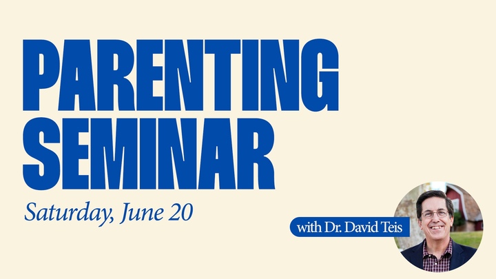 Parenting Seminar with Dr. David Teis logo