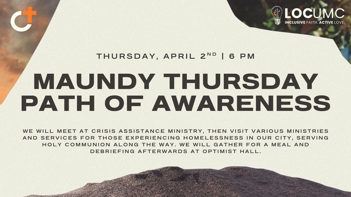 Maundy Thursday Path of Awareness logo