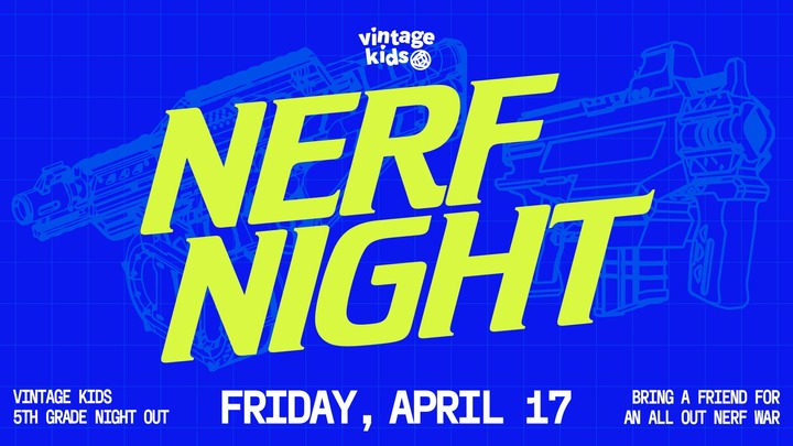 5th Grade Nerf Night logo
