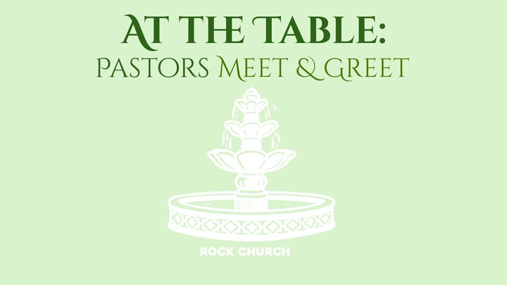 At the Table: Pastors Meet and Greet  logo