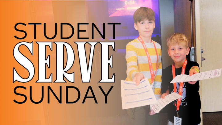 Student Serve Sunday | April 26 logo