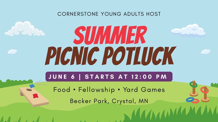 Young Adults Picnic Potluck logo