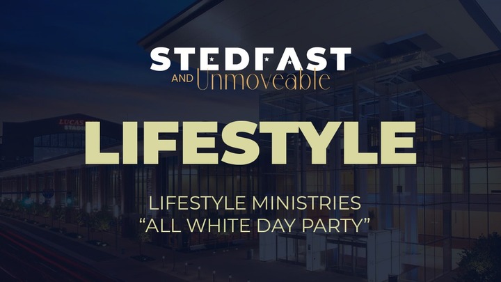 2026 Summer Convention - Lifestyle Ministries All White Day Party logo