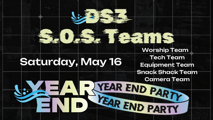 DS3 S.O.S. End of Year Event logo