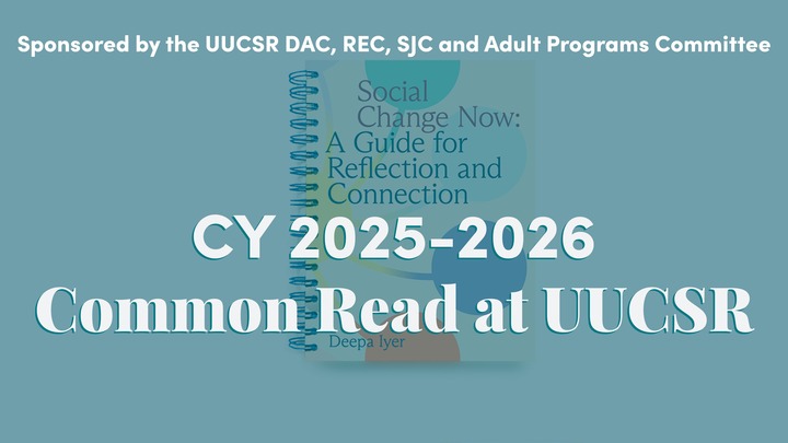 CY 2025-2026 Common Read at UUCSR logo