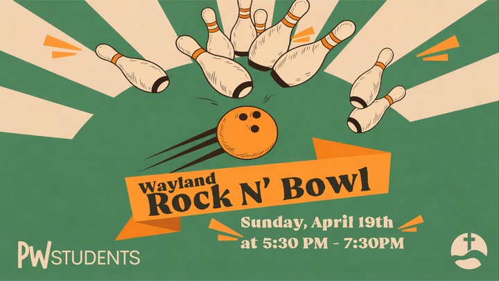 PW Students Rock N' Bowl | Wayland Campus logo