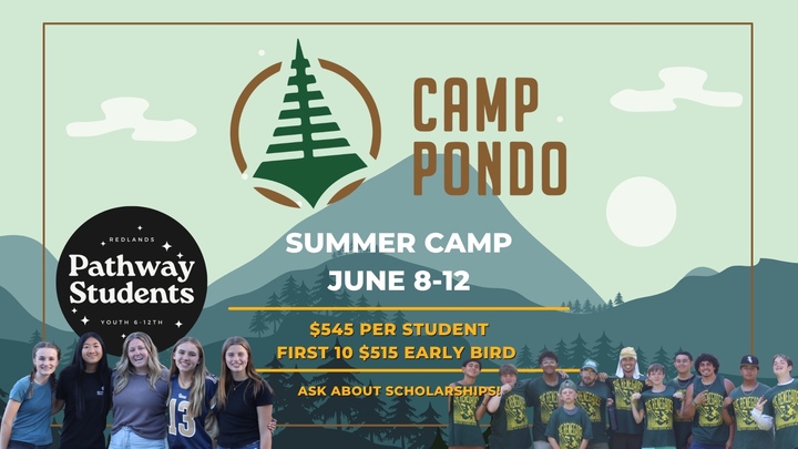 2026 Youth Summer Camp Pondo June 8-12 logo