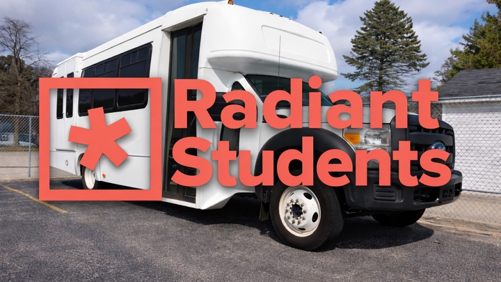 Radiant Students Ministry Bus - Hart Campus logo