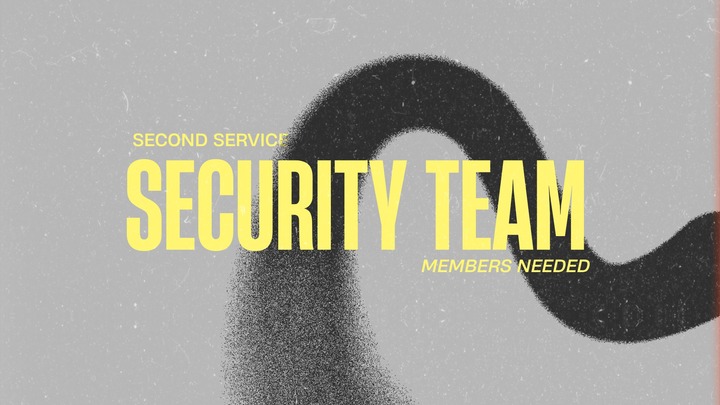 Second Service Security Members Needed logo