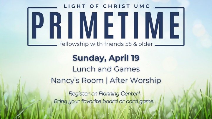 Primetime Lunch and Games logo