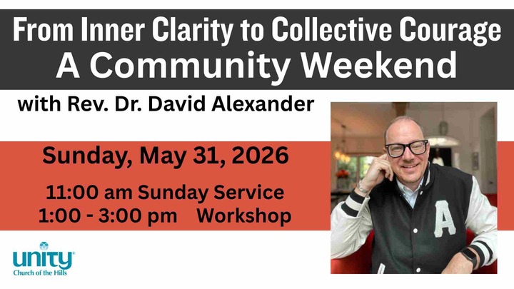 From Inner Clarity to Collective Courage - A Community Weekend with Rev. Dr. David Alexander  logo