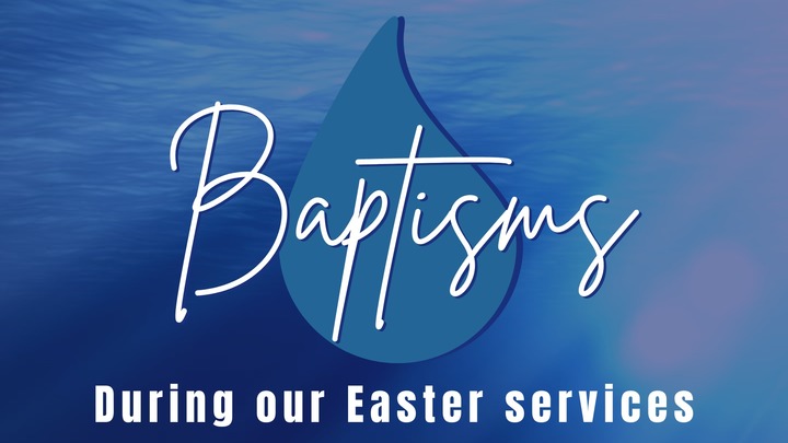 Easter Sunday Baptisms logo