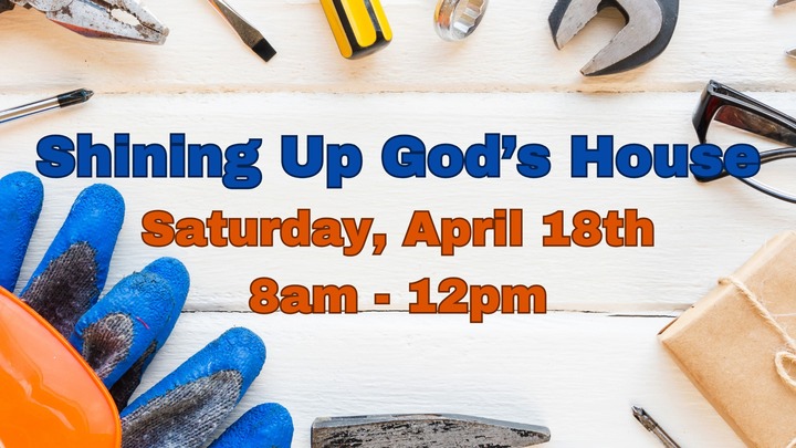 Shining Up God's House (4/18) logo