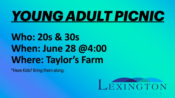 Young Adult Picnic logo