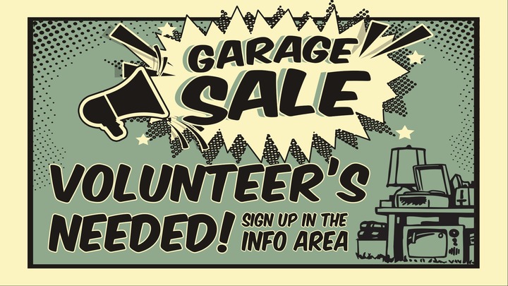 Lakeside Garage Sale Volunteer Interest logo