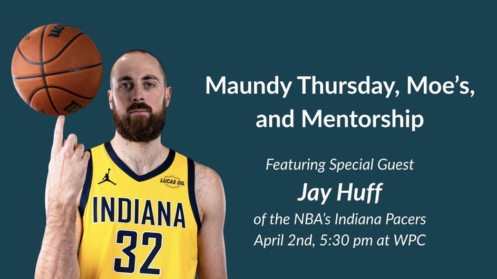 Maundy Thursday, Moe's and Mentorship logo
