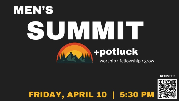 2026 MEN'S SUMMIT + POTLUCK logo