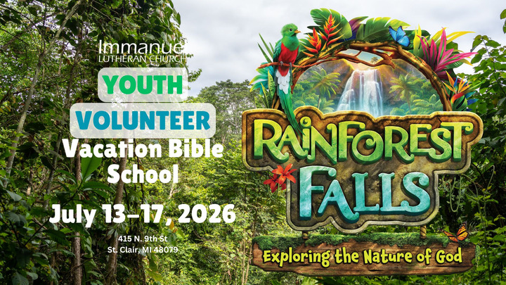 Vacation Bible School ~ Volunteer Youth logo