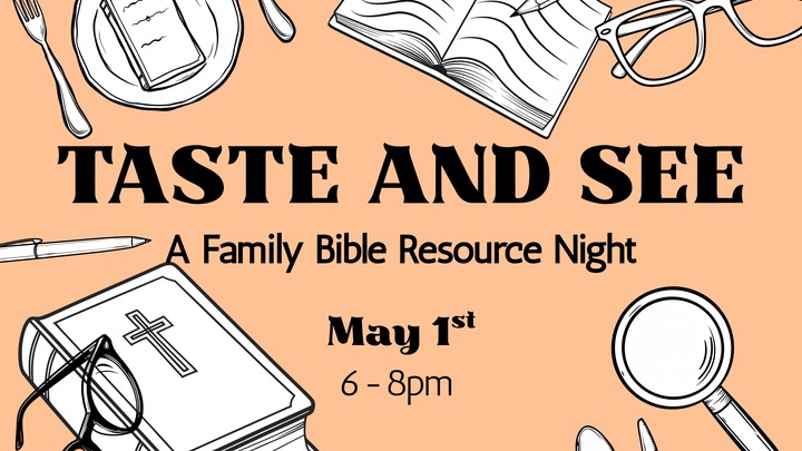 Taste and See: A Family Bible Resource Night logo